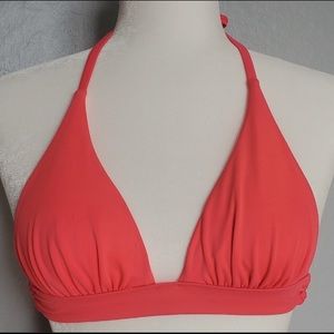Victoria’s Secret Coral Plunge Halter Bikini Top